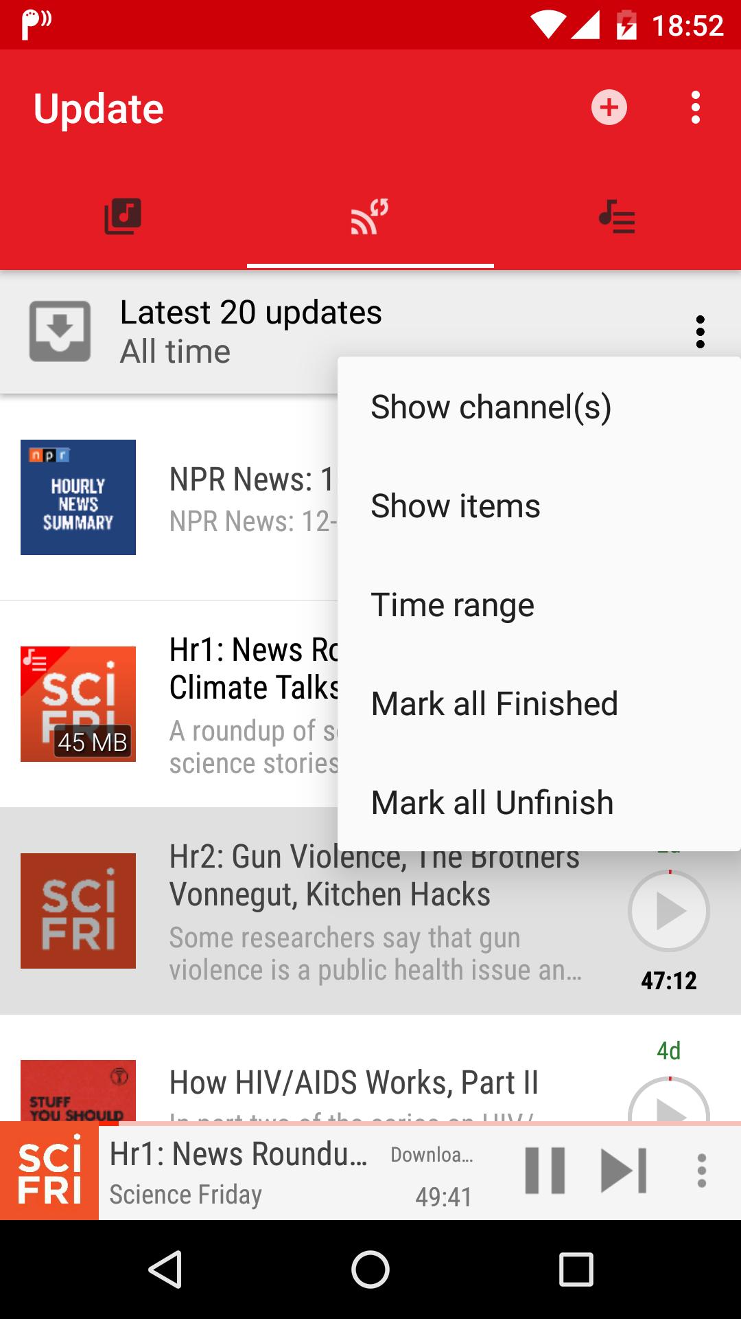 New Podcast Player
