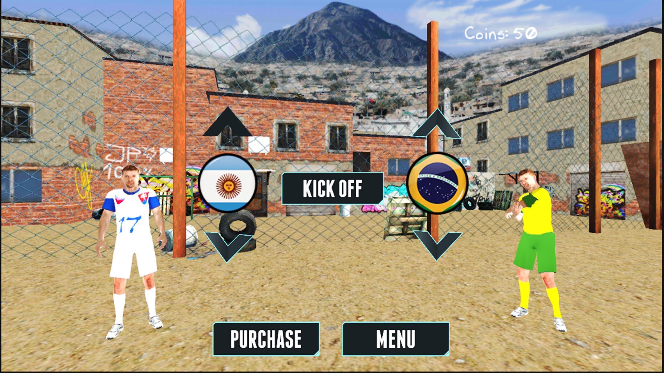 Street Football Match Cup