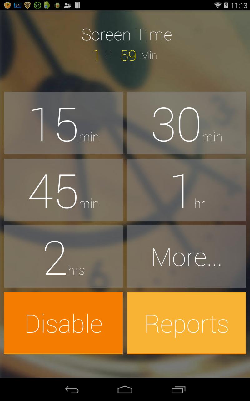 Screen Time Control