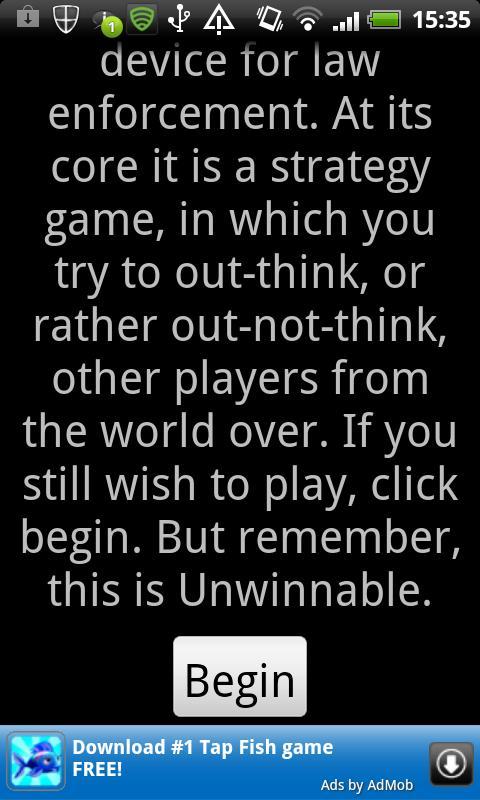 Unwinnable