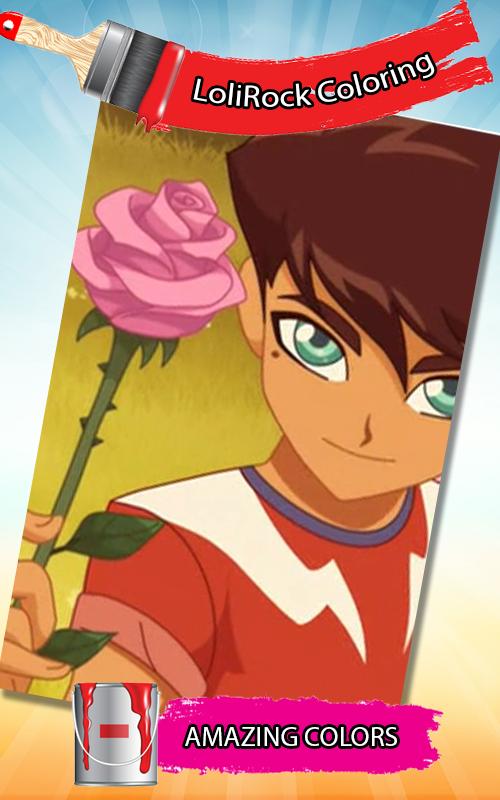 Loli Rock Nathaniel Coloring