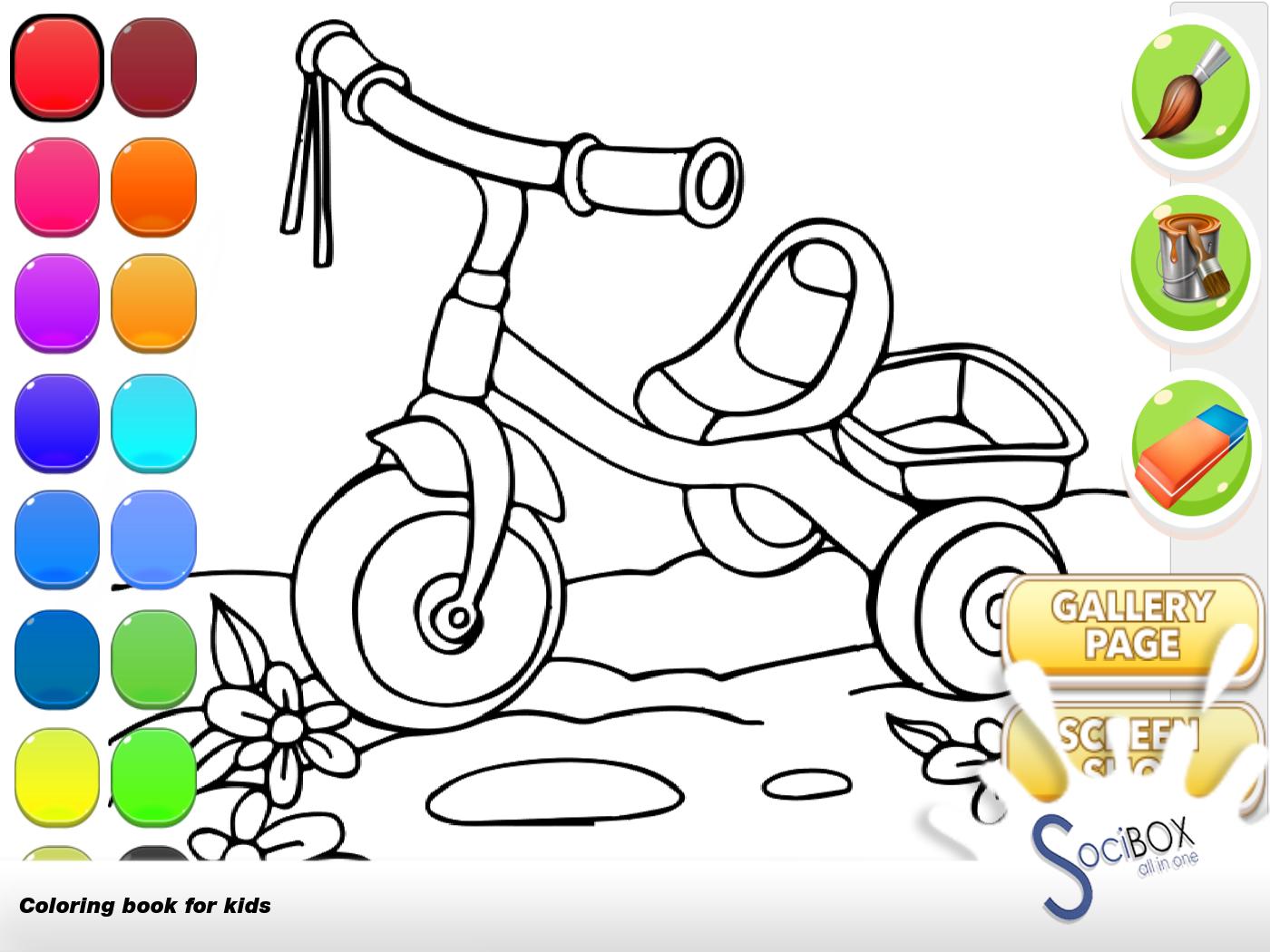 Bike Coloring Book