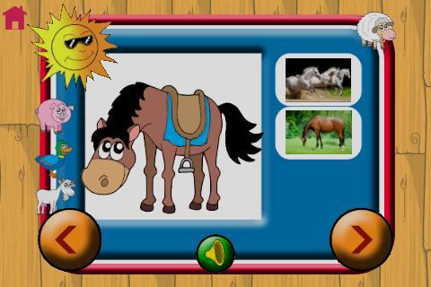 My baby loves horses