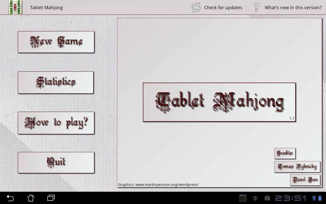 Tablet Mahjong