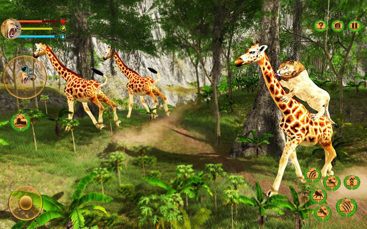 Lion Simulator Attack 3d Game