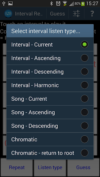 Interval Recognition