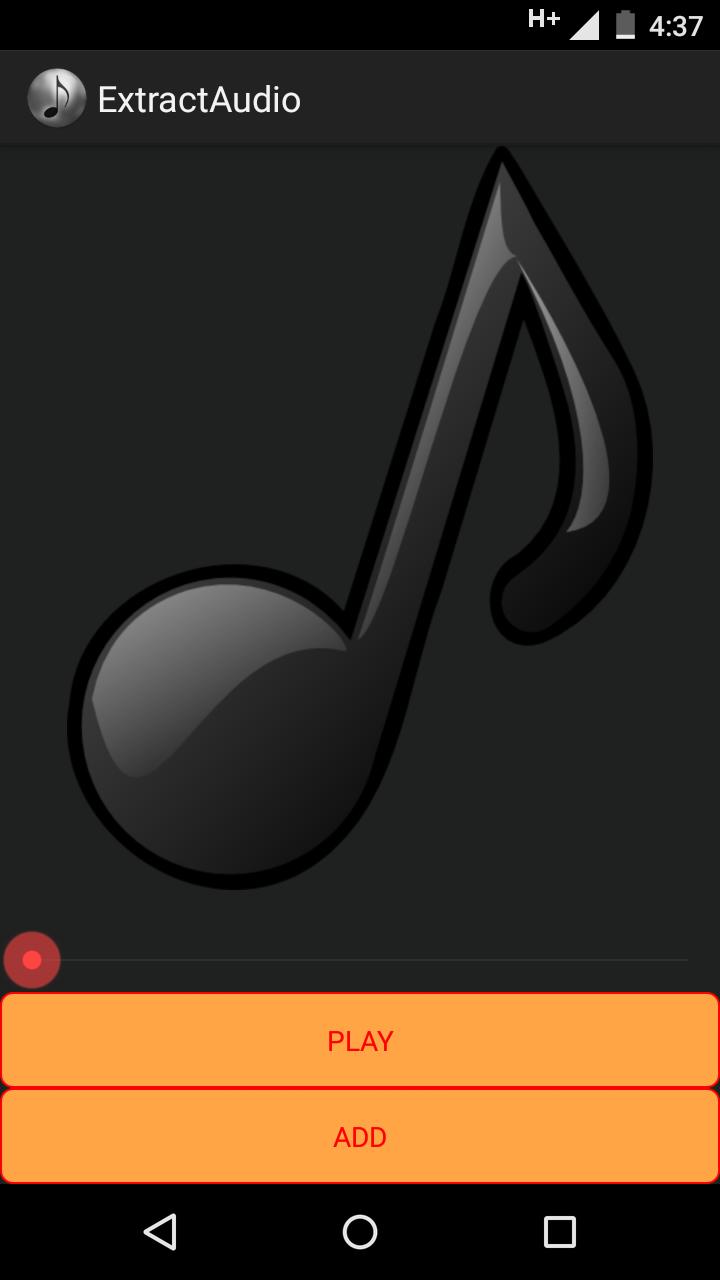 Extract audio from video file.