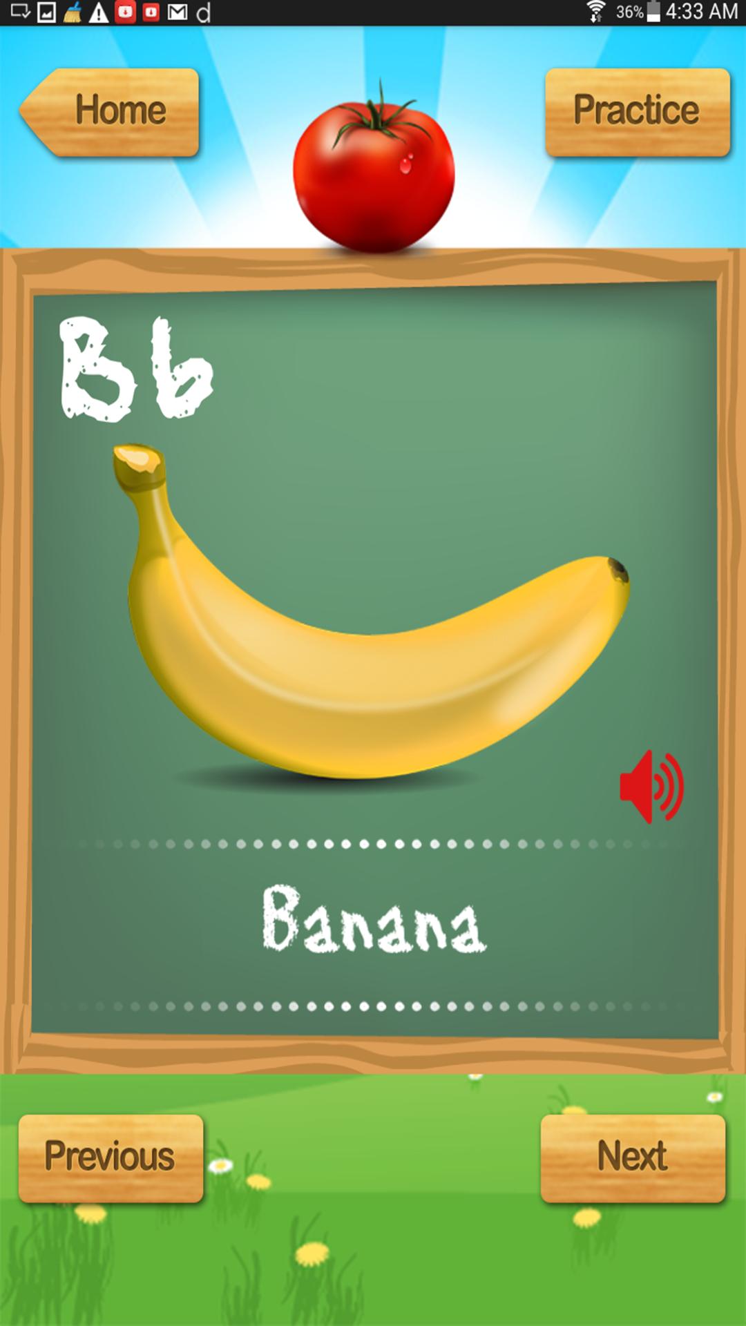 Kids ABC Fruits