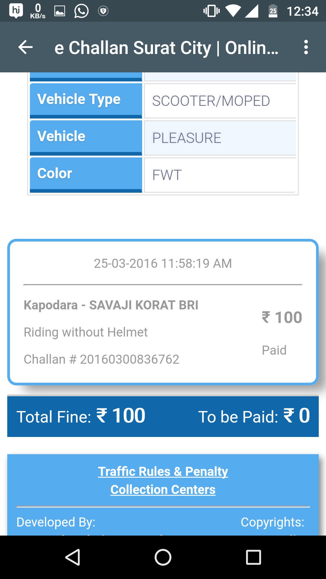 Surat RTO Info