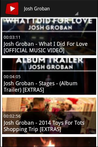 Josh Groban Channel
