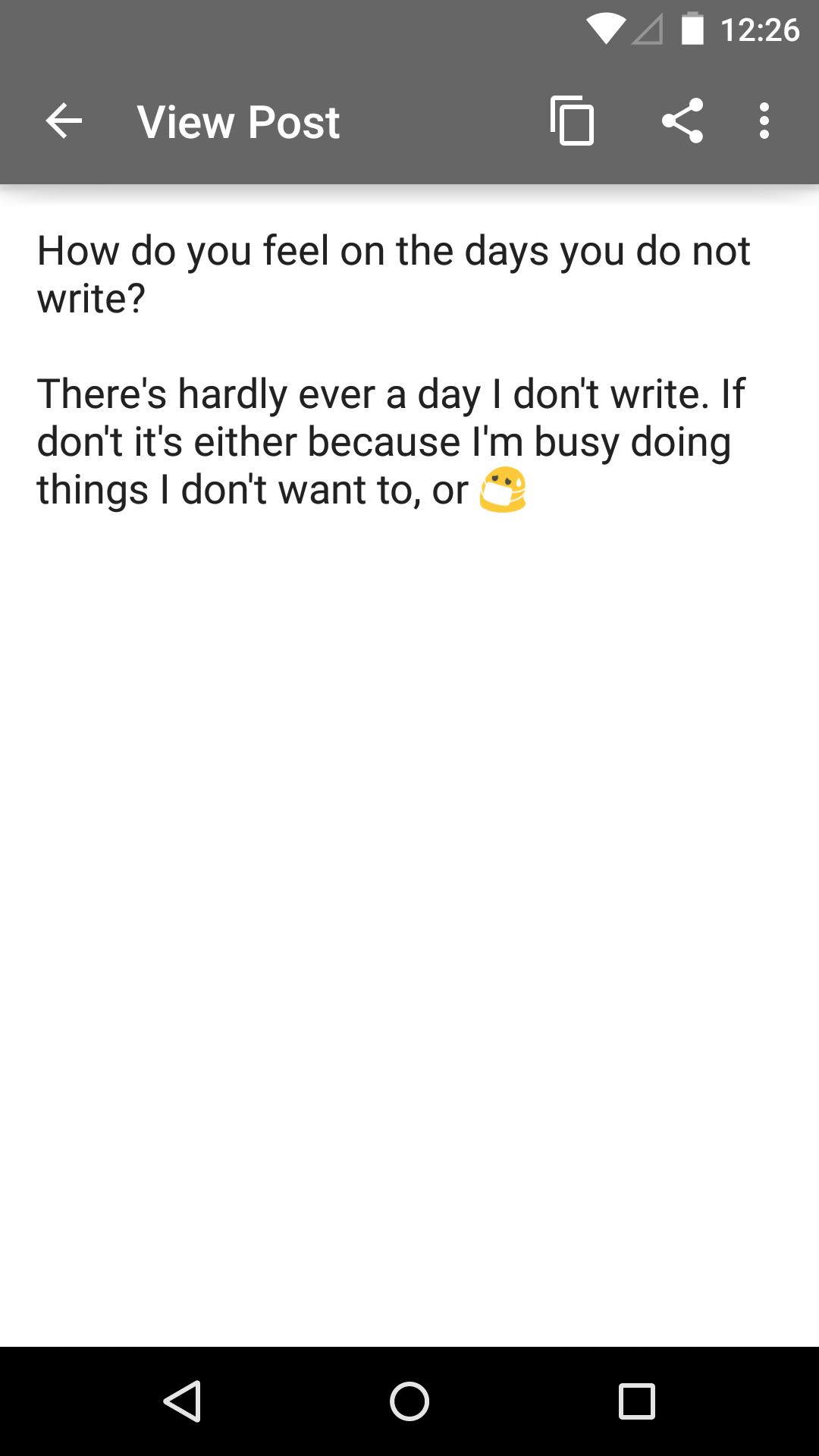 Write.as: Anonymous