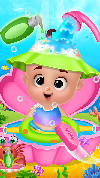 mermaid babyshower party
