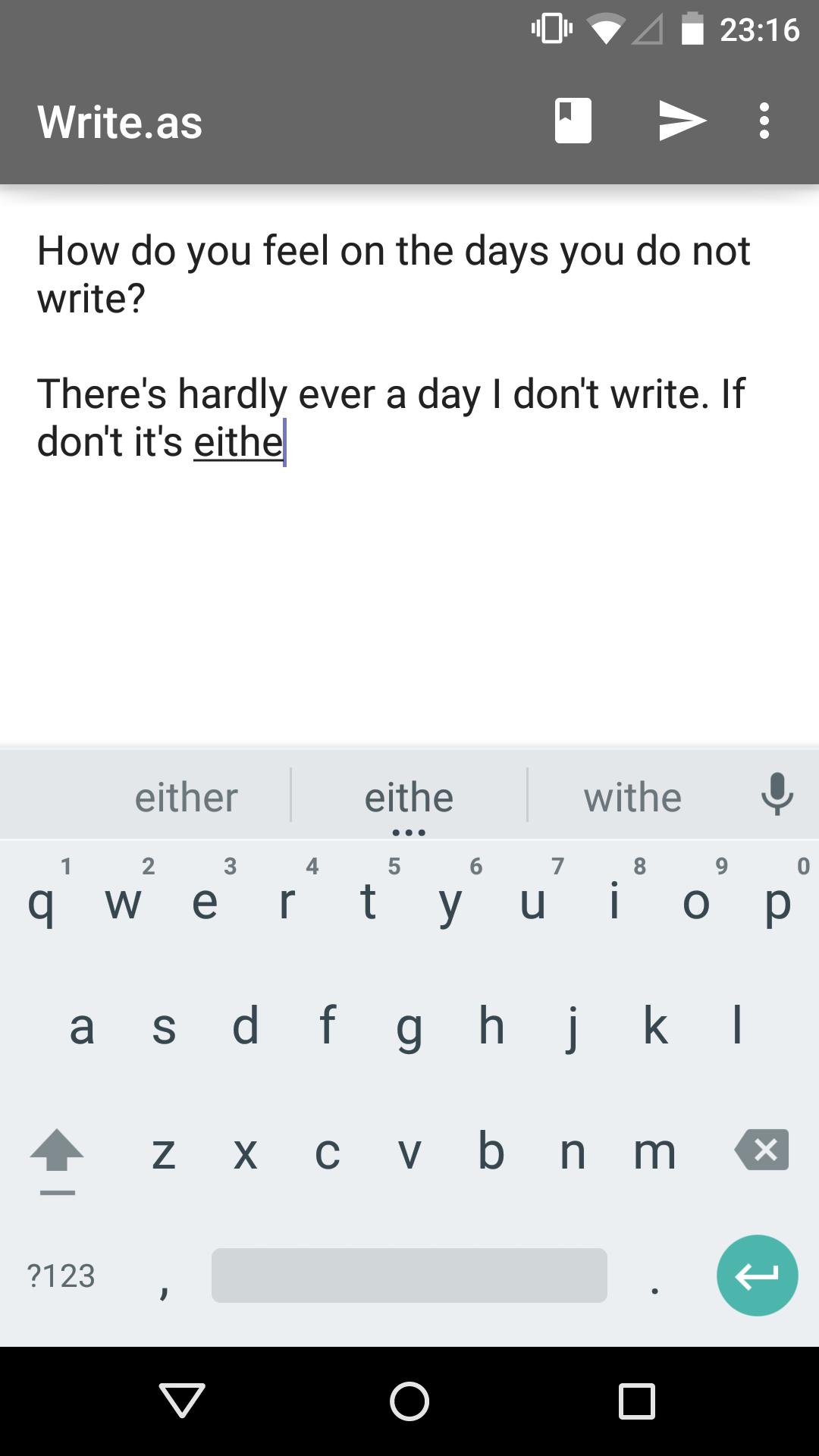 Write.as: Anonymous