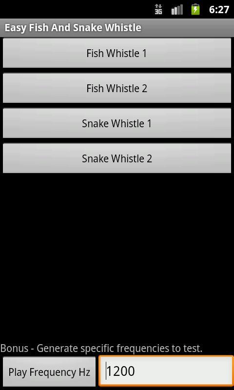 Easy Fish And Snake Whistle
