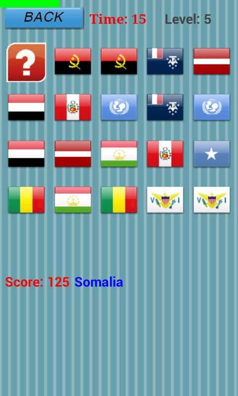 Mnemonic game flags