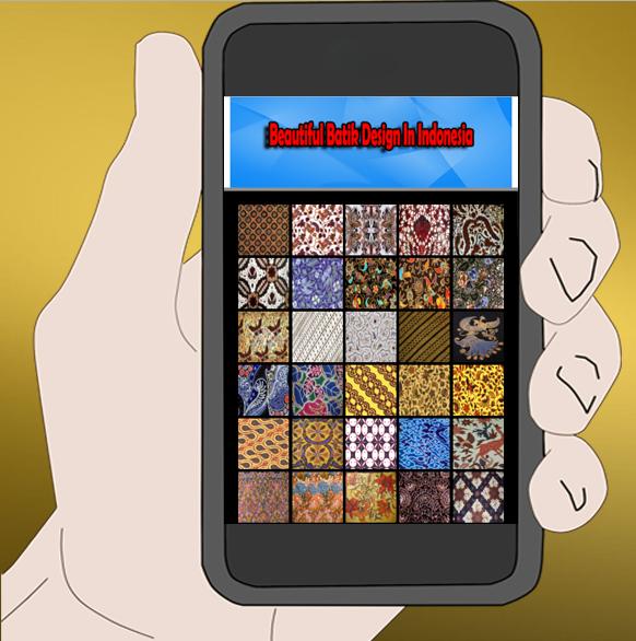 beautiful batik design in indonesia