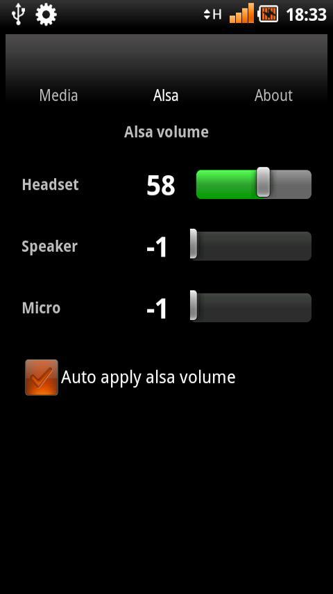 MixGet, mixer widget with alsa